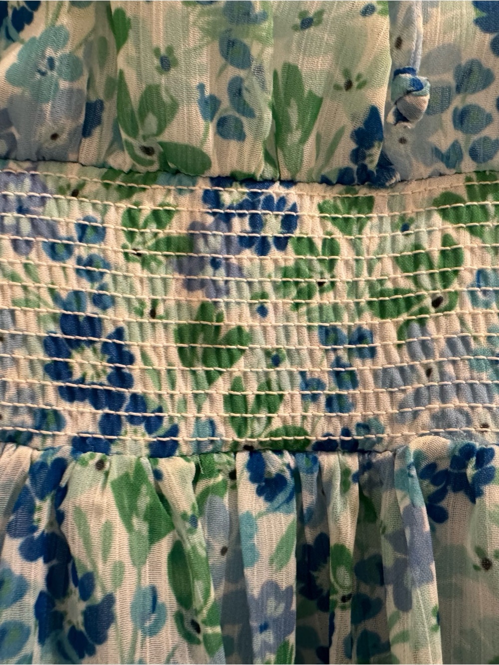 Shoshanna Edelie Dress - Blue (Size 0) - Picture 5 of 6
